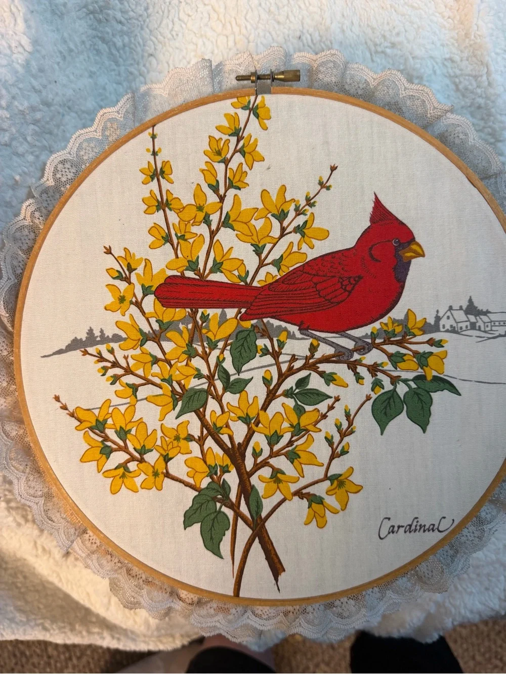 Surprise Vintage Bird Design Folk Art Piece Hand Picked By Posh Ambassador